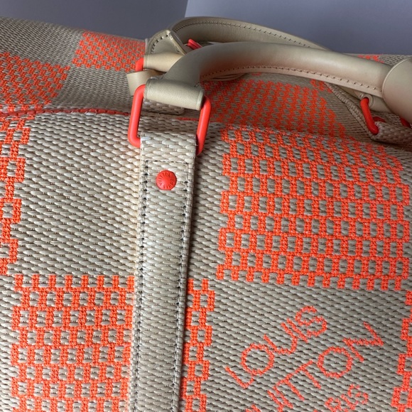 Louis Vuitton Raffia Keepall Bandoulière 50 - Picture 5 of 10